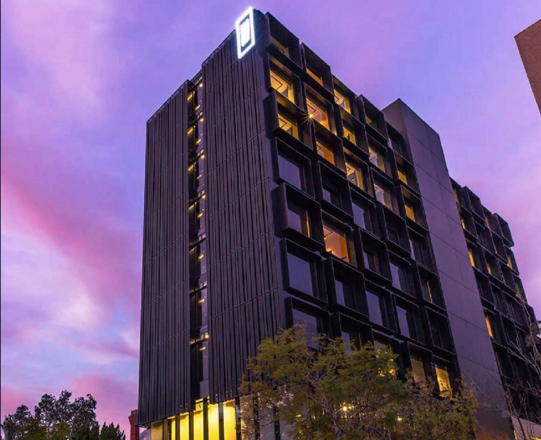 Tribe Hotel & Leisure, Perth, Australia. Eight-floor hotel delivered with 63 modular units over 3,500 sqm in a five-month programme.